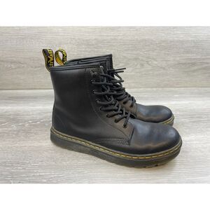 Dr. Martens Air Wair Zavala J Womens Boot Combat Leather Shoes US 4 Black